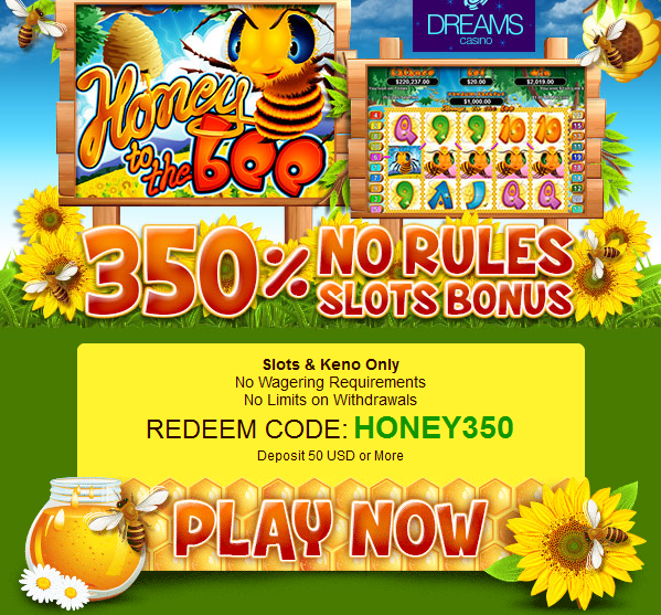 Dreams Casino Honey to the Bee Slot Bonus