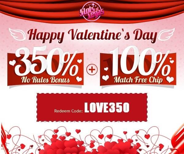 Slots of Vegas Casino Valentines Day Bonuses