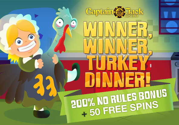 Captain Jack Casino Thanksgiving Casino Bonus