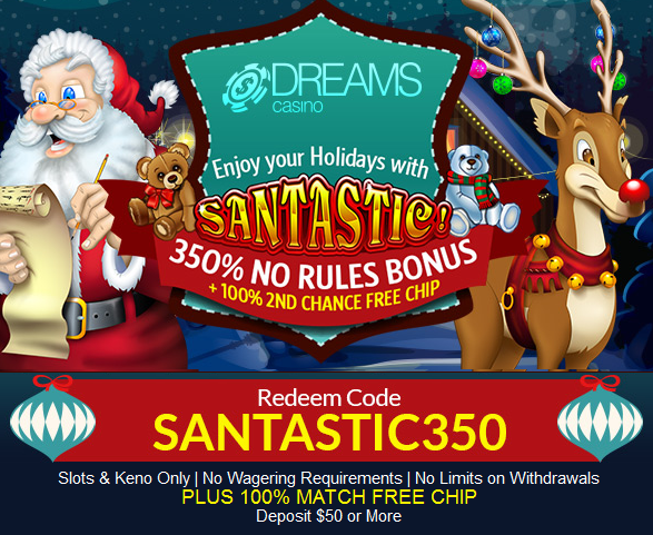 Dreams Casino Christmas Holiday Bonuses