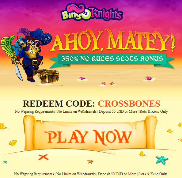 Bingo Knights Goldbeard No Rules Bonus Chip