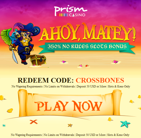 January 2016 Free No Rules Slots Bonus Prism Casino