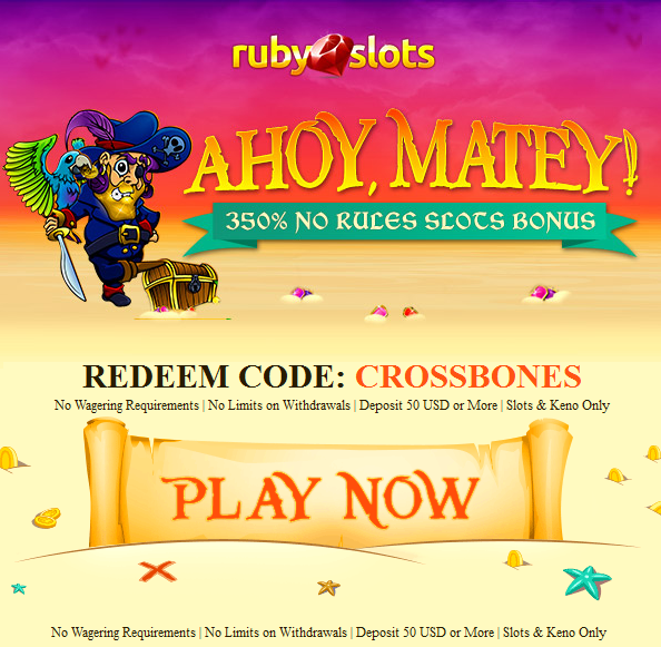 Ruby Slots Casino Goldbeard No Rules Slots Bonus