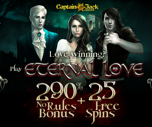 Captain Jack Casino Eternal Love Slot Bonuses