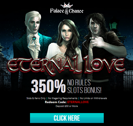 Palace of Chance Casino Eternal Love Slot Bonus