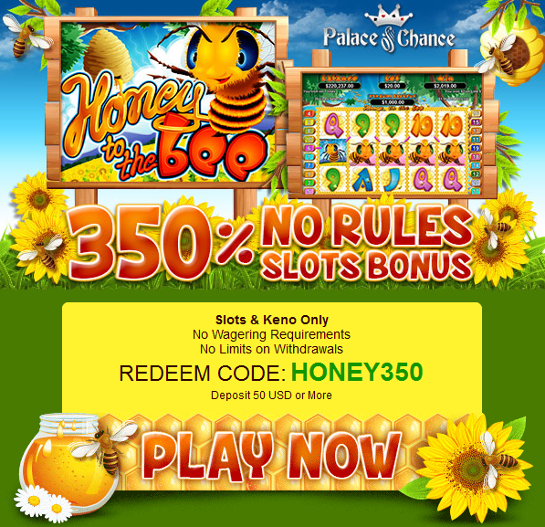 Palace of Chance Casino Honey to the Bee Slot Bonus