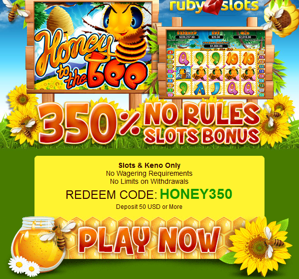 Ruby Slots Casino Honey to the Bee Slot Bonus