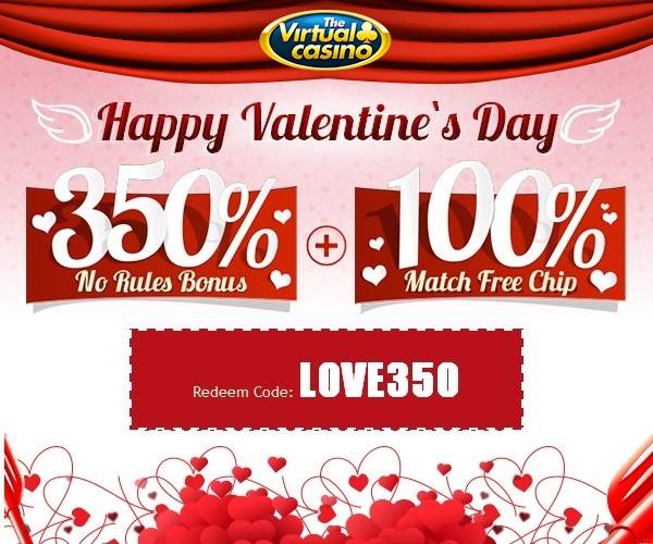 Virtual Casino Valentines Day Bonuses