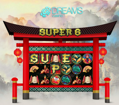 Dreams Casino Super 6 Slot Bonuses