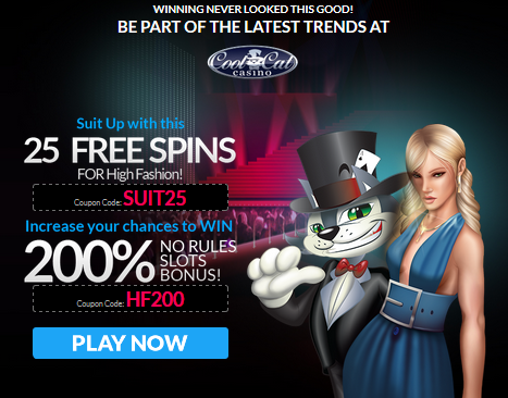 Cool Cat Casino High Fashion Slot Bonuses New Players