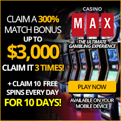 Casino Max Online Mobile Casino Bonuses Bonus Codes